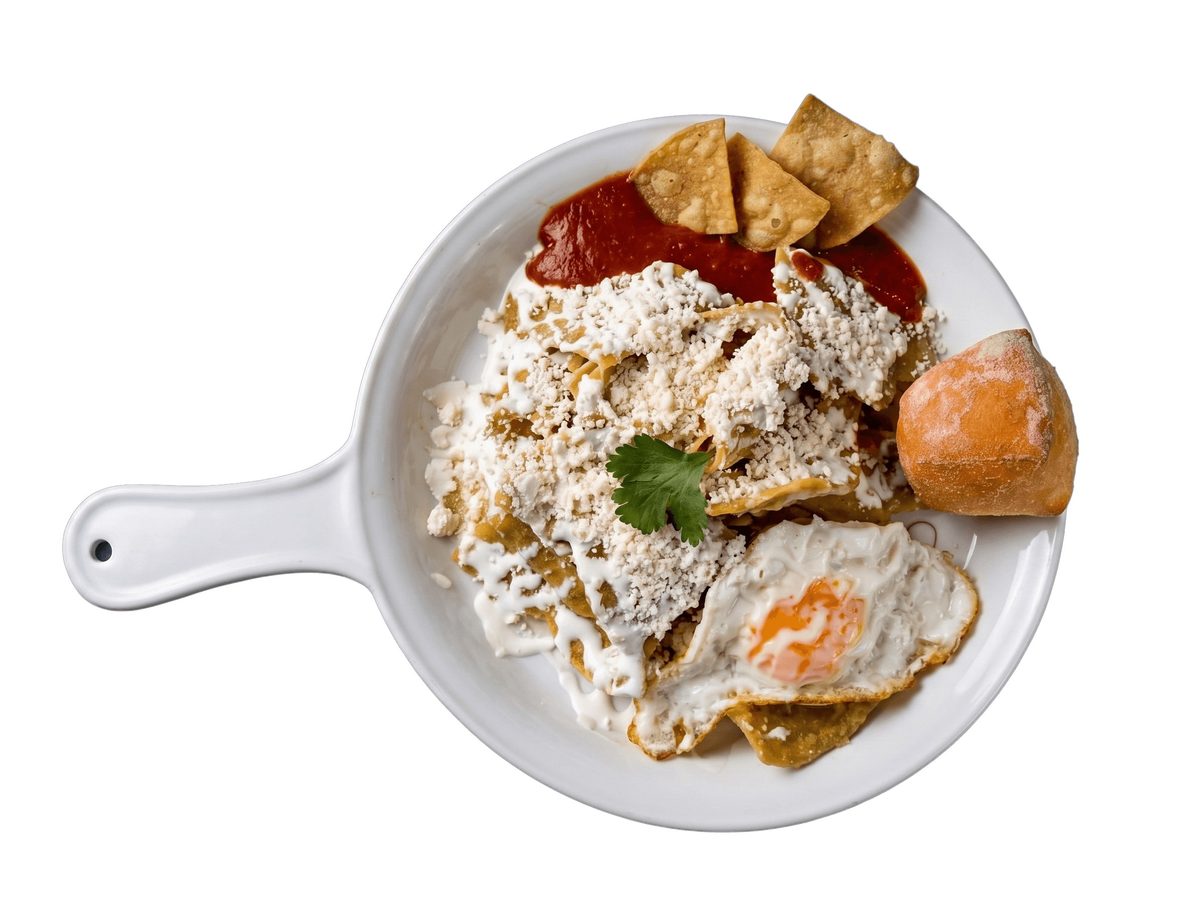 Chilaquiles Verdes con Carne